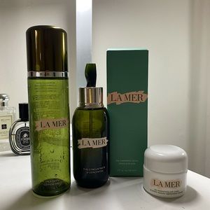 La Mer lotion, concentrate, soft cream empty bottles